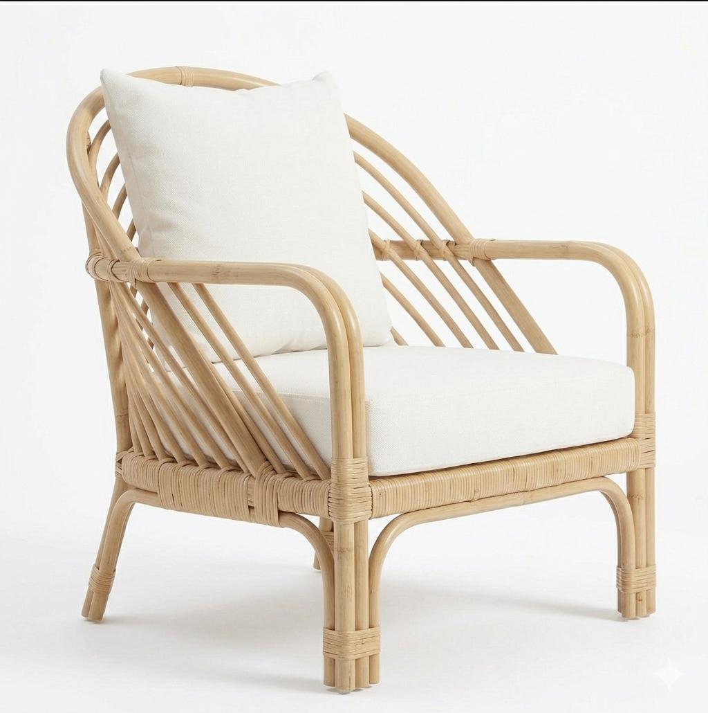 Azure Bamboo Chair