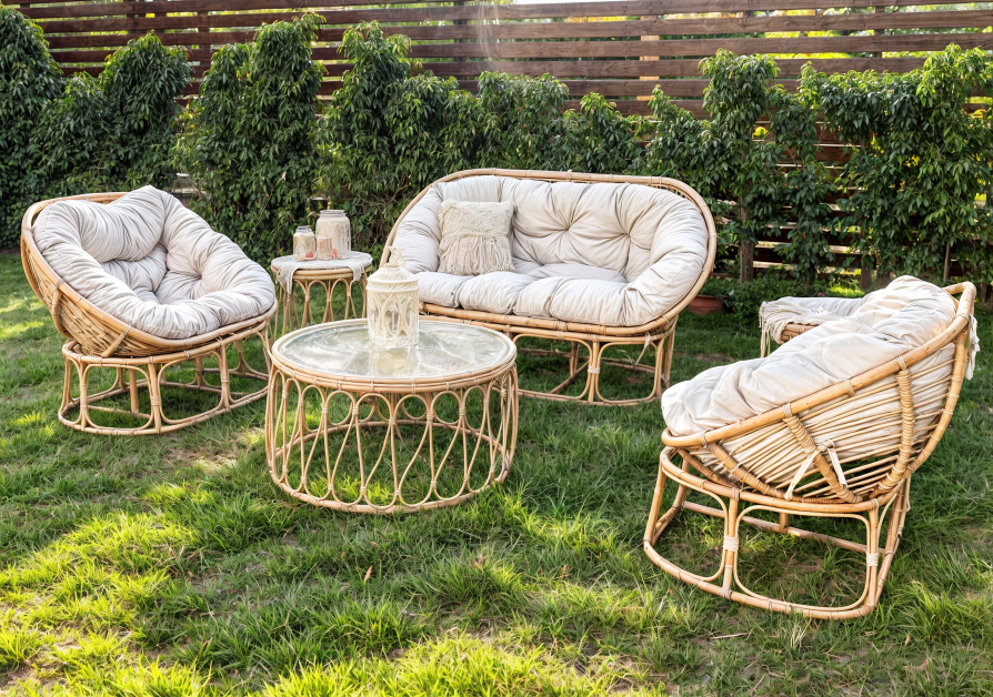 Bamboo Papasan Elite Set