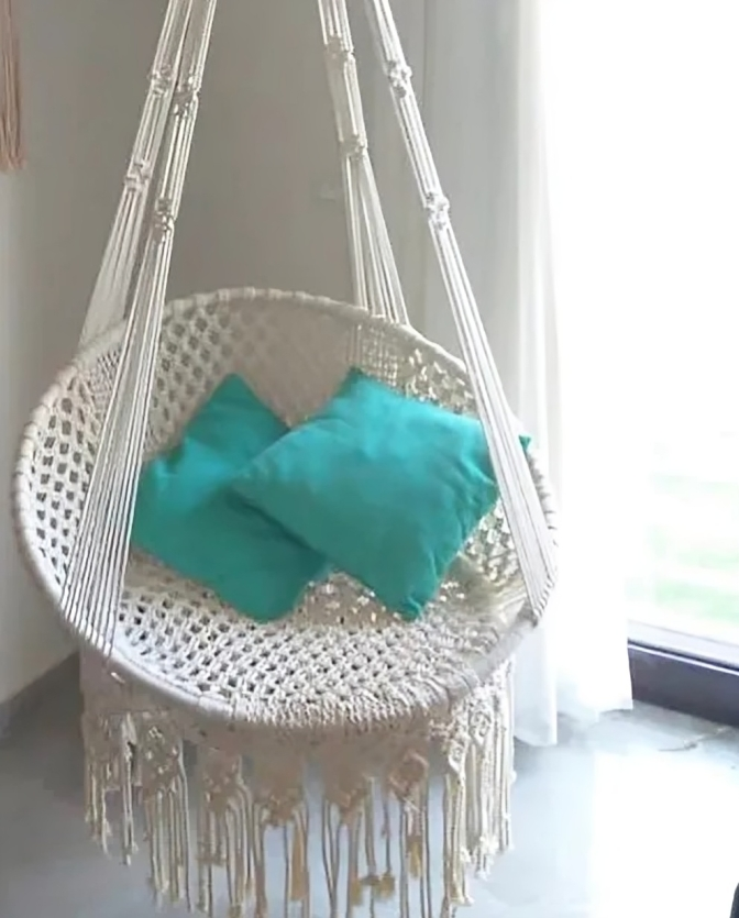 Handmade Macramé Swing