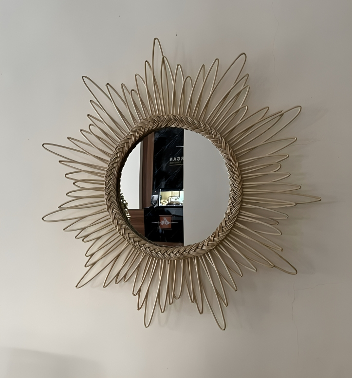 Handmade bamboo mirror 2