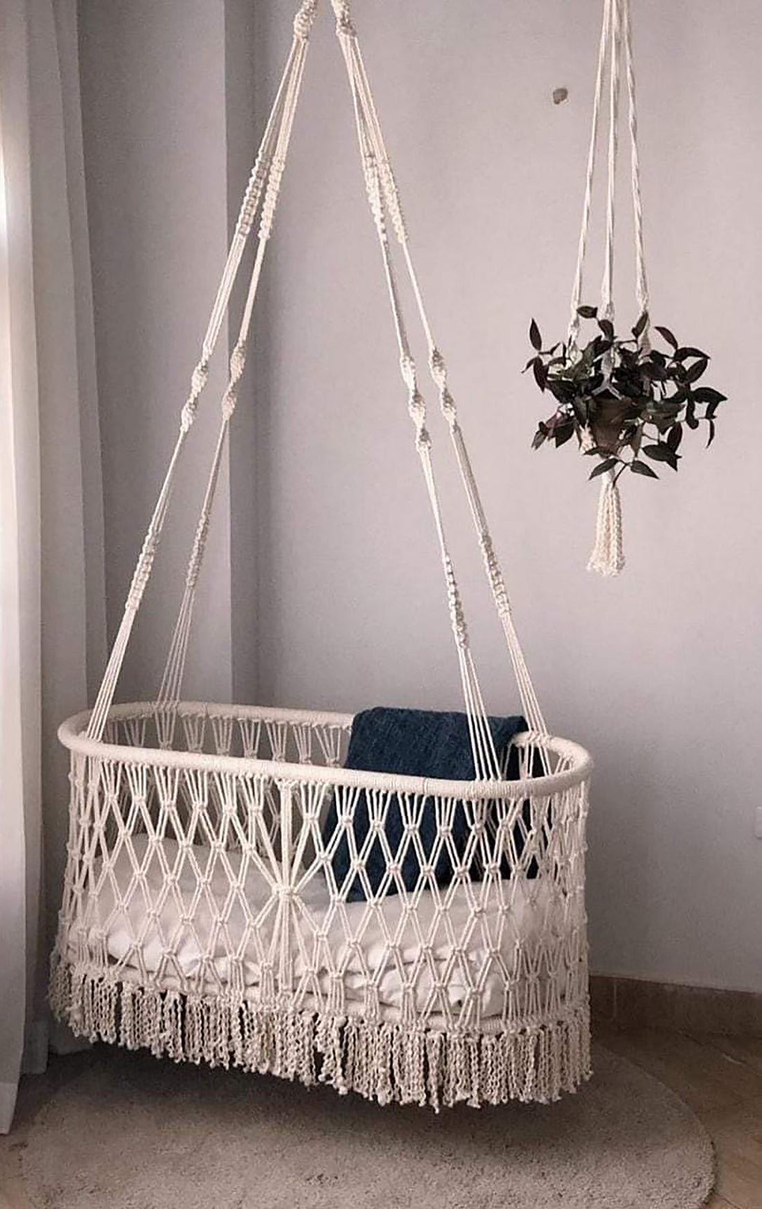 Handmade Macrame Swing Bed