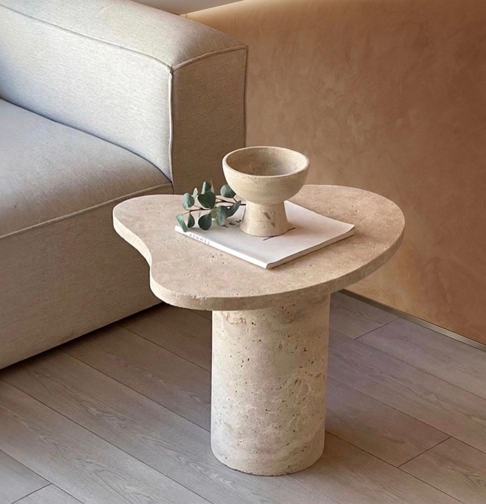 Curva Marble side table