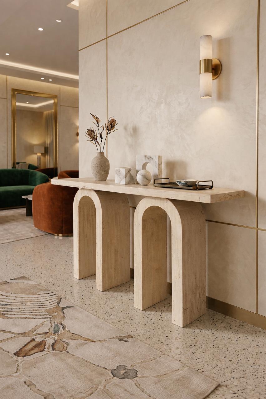 Colonnade Marble Console