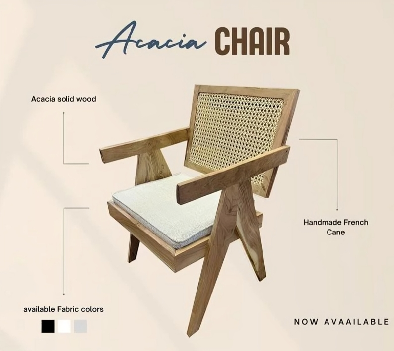 Acacia Wooden Chair