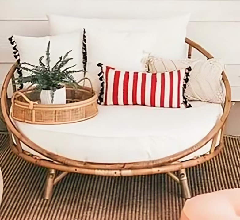 Bamboo Round Daybed