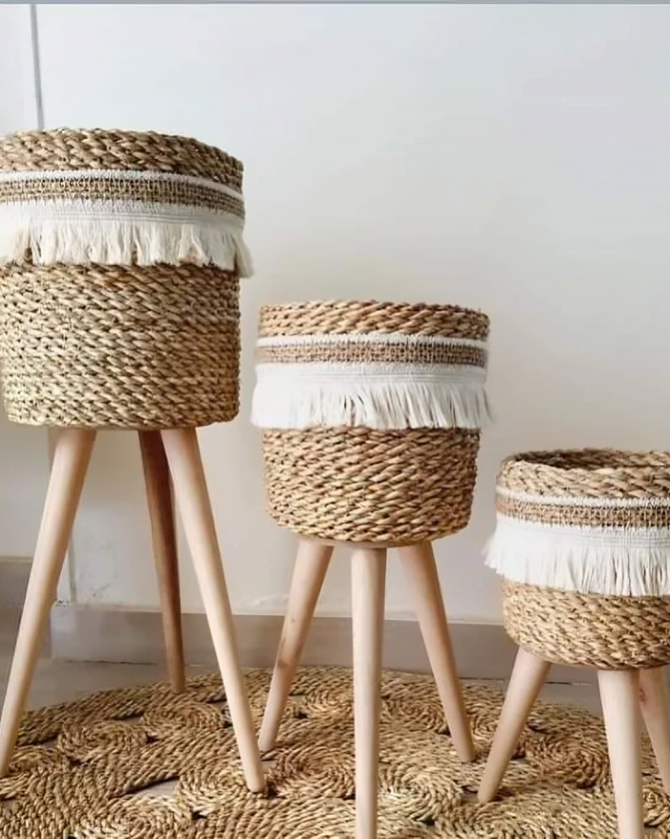 Handmade Jute Plant Pots
