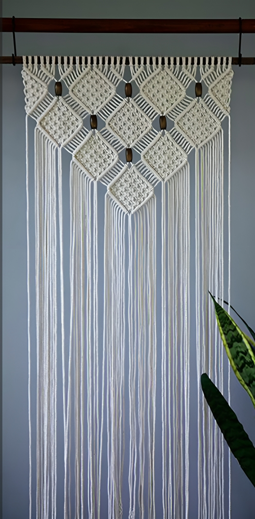 Handmade Macrame Curtain 2