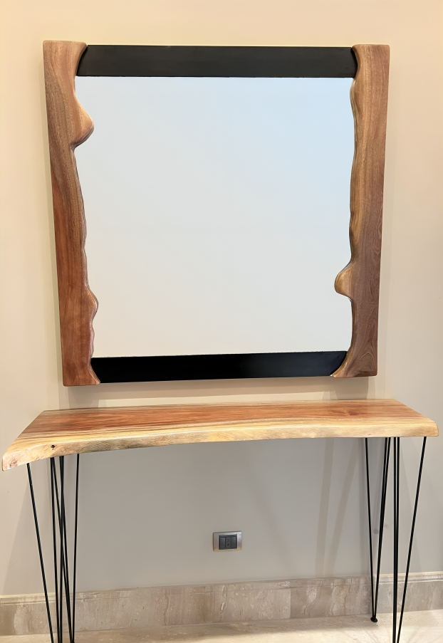 Kaia Tree Wood Mirror