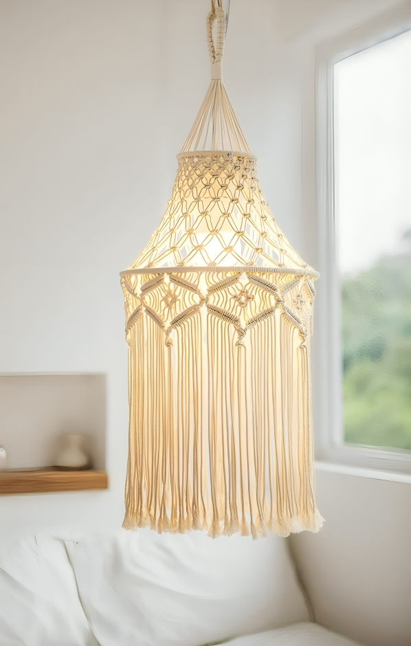 Macrame Lamp Shade