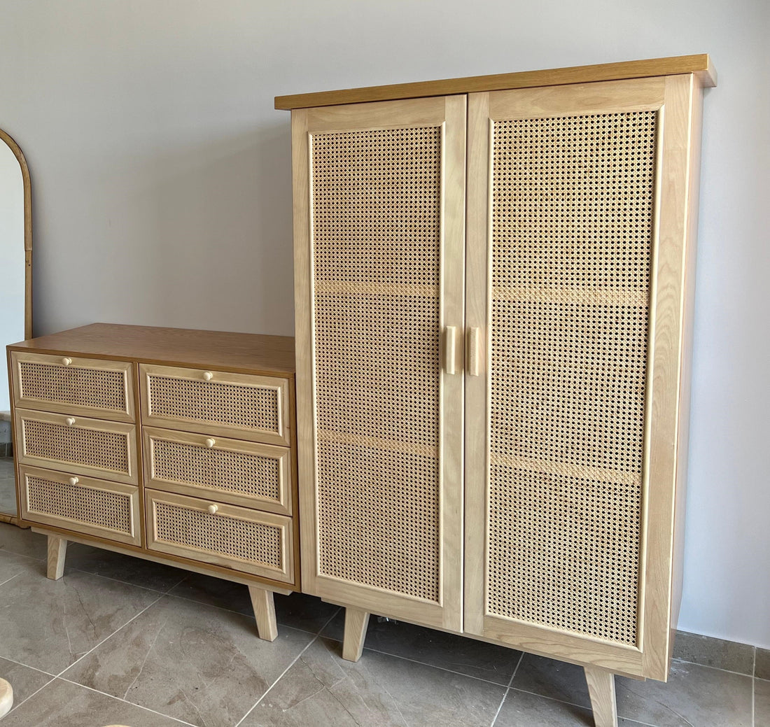 Thea Cane unit with drawers