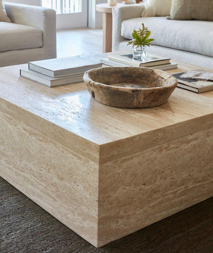 Lume Traventine Coffee Table