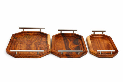 Silva tray set with handle