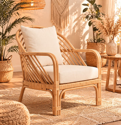 Azure Bamboo Chair