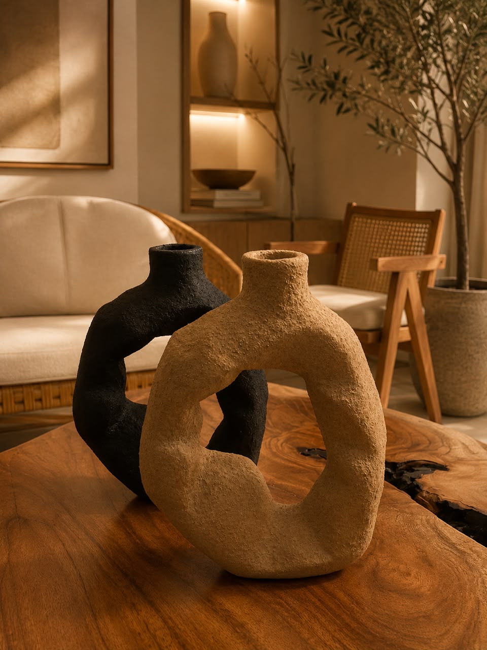 Organic Ceramic Vase