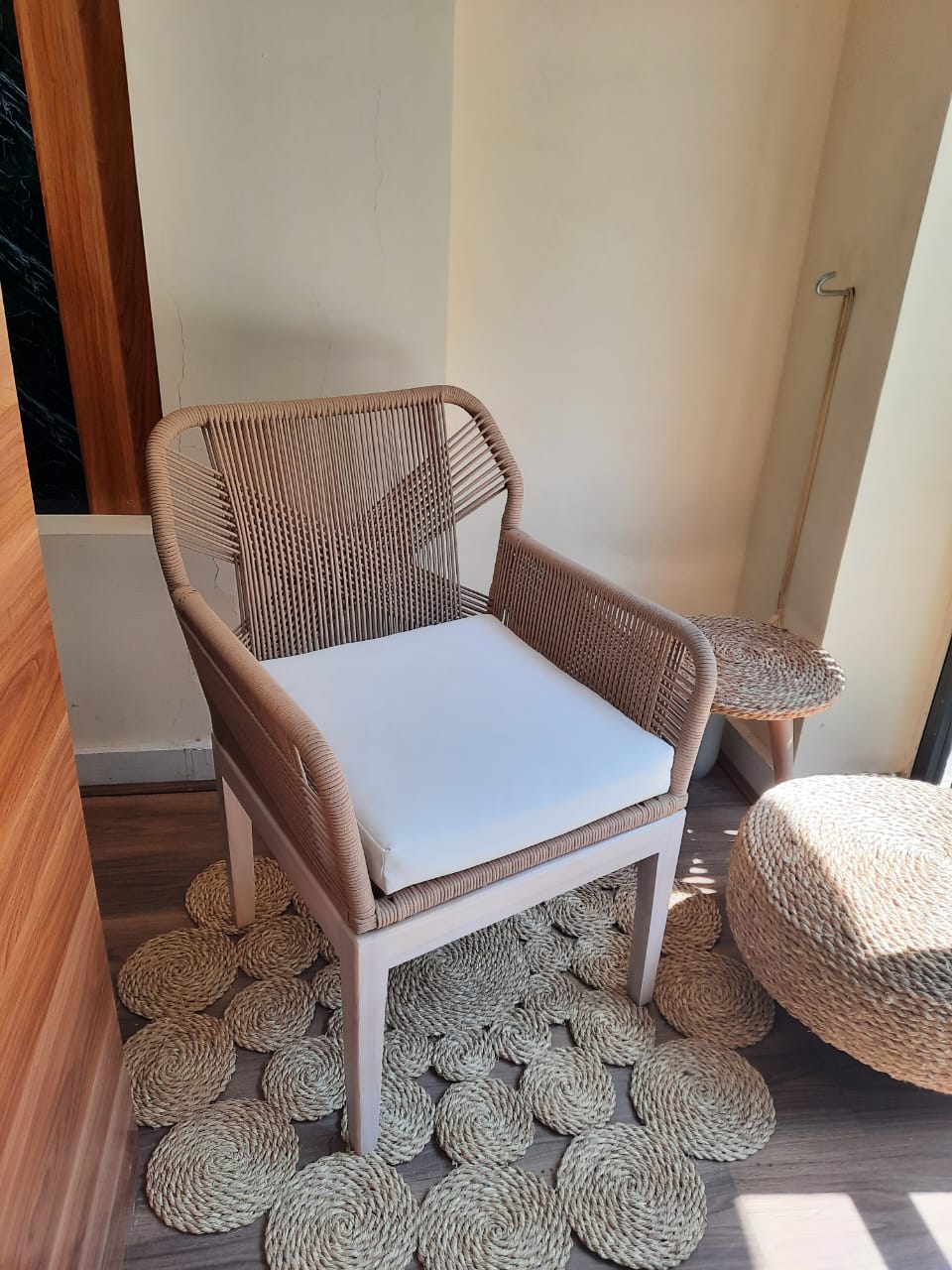 Rope Wood Single Chair