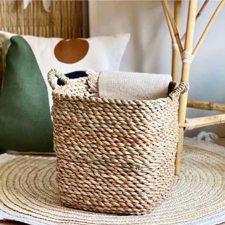 hanmade jute box basket